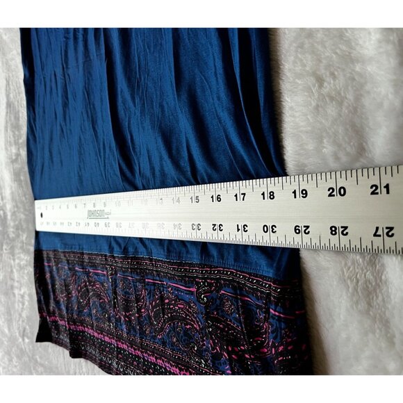 Coolibar Women Blue UPF 50+ UV Protection Tunic Dress Small Embroidered Trim New - Picture 7 of 11